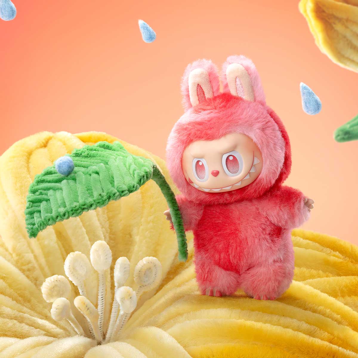 Pop Mart-The Monsters- Big Into Energy series- LABUBU plush pendant vinyl 1x Blind Box