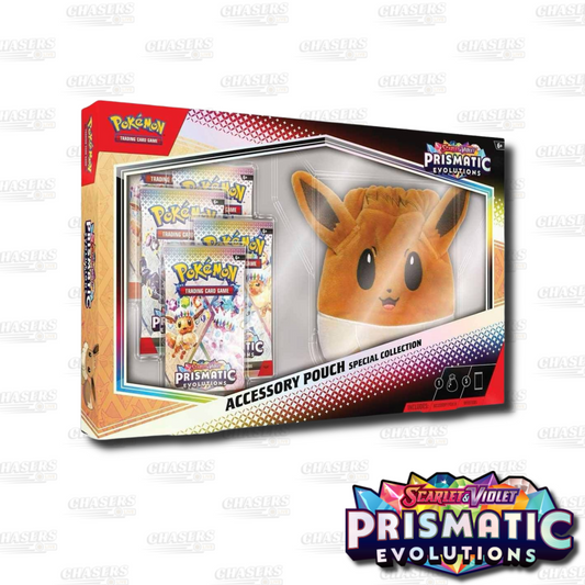 Pokemon Prismatic Evolutions- Accesory Pouch Collection Box