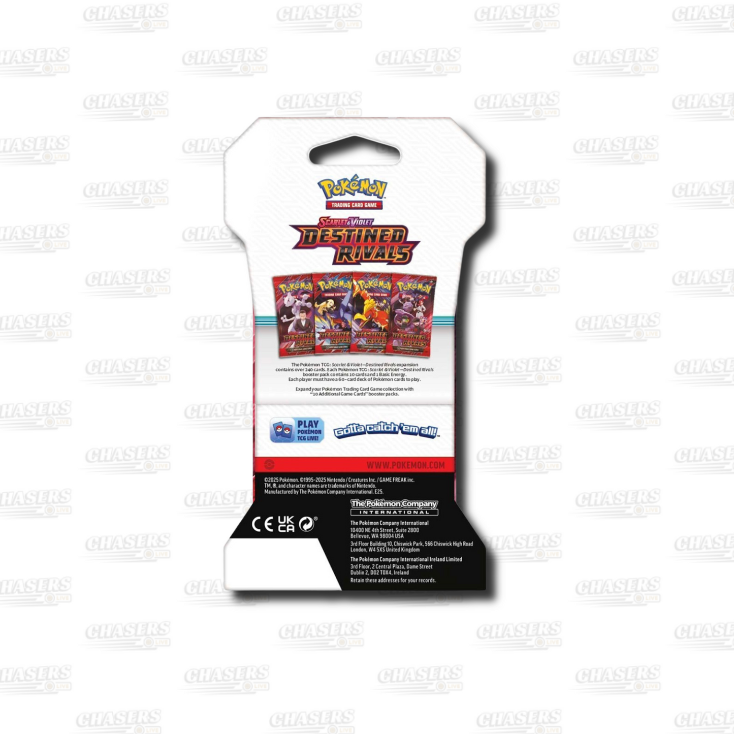 Pokémon Destined Rivals Sleeved Booster Pack