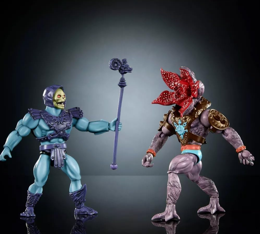 Masters of the Universe X Stranger Things Skeletor & Demogorgon Action Figure 2-Pack