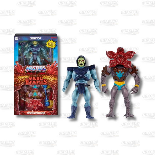 Masters of the Universe X Stranger Things Skeletor & Demogorgon Action Figure 2-Pack