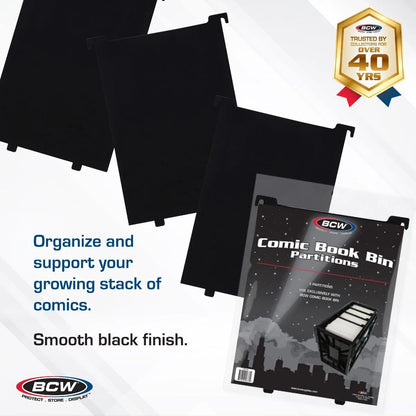 BCW Comic Book Bin Partitions