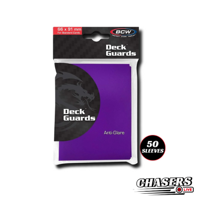 BCW Deck Guards Double-Matte Anti Glare (Color options)