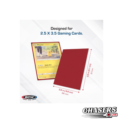 BCW Deck Guards Double-Matte Anti Glare (Color options)