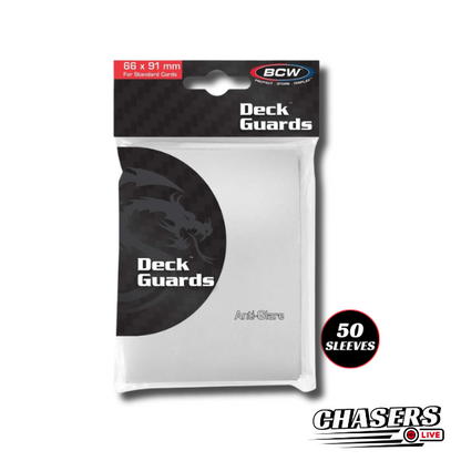 BCW Deck Guards Double-Matte Anti Glare (Color options)