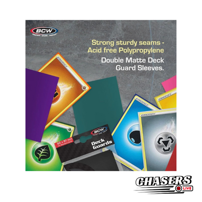 BCW Deck Guards Double-Matte Anti Glare (Color options)